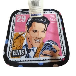 Elvis Presley Stamp Pot Holder – Postmark Originals USPS Licensed – Retro Kitche